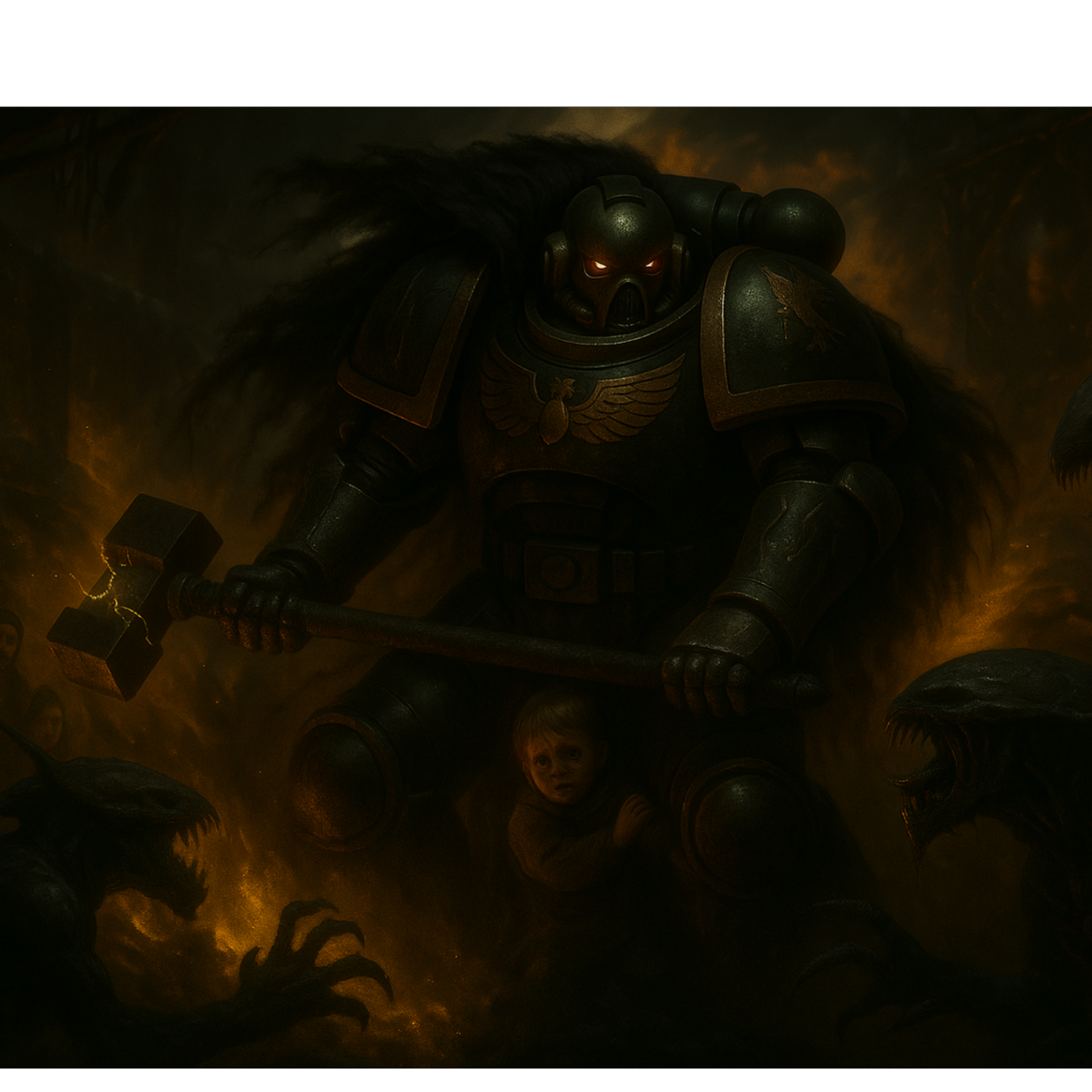 I Shall Save You 40k artwork