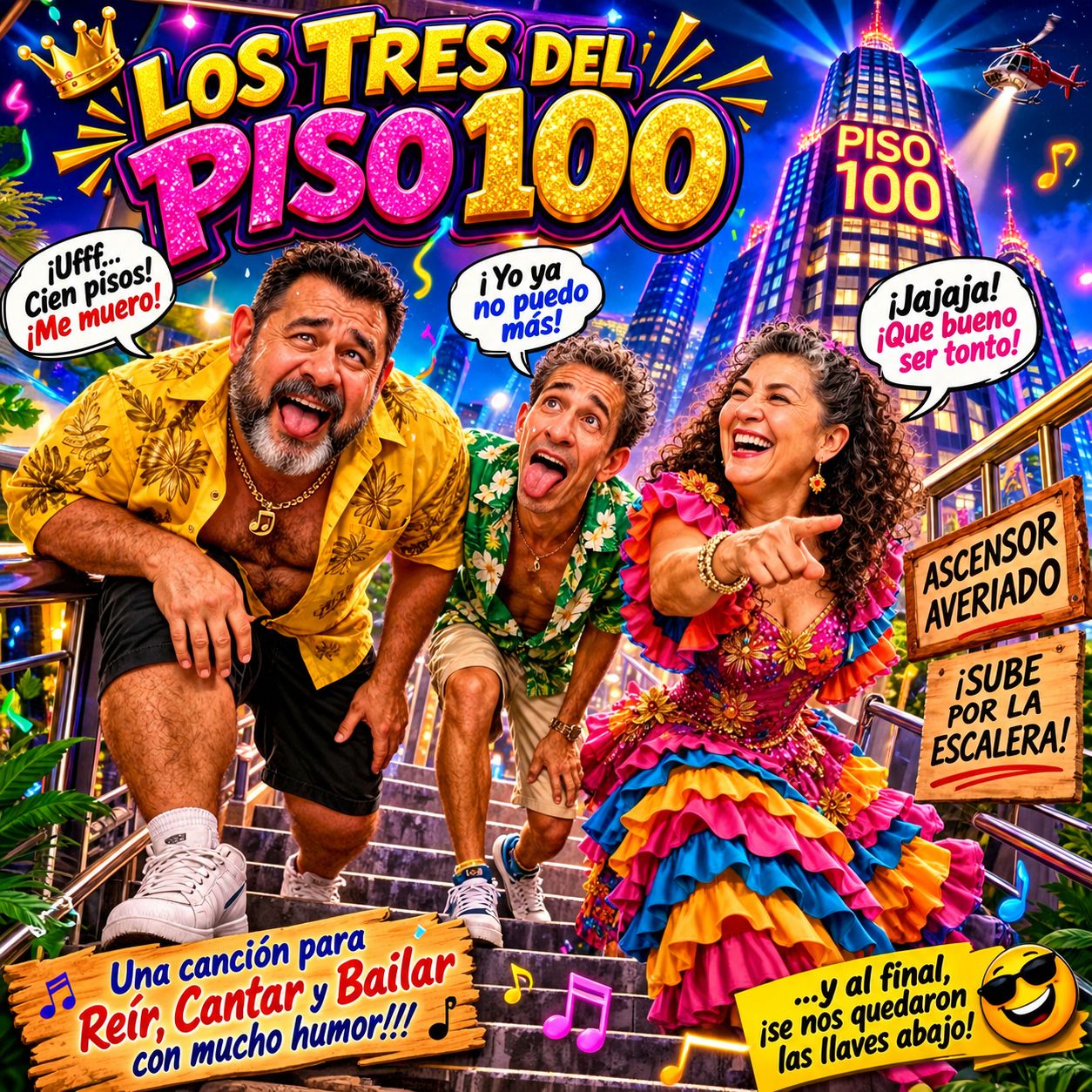 LOS TRES DEL PISO CIEN artwork