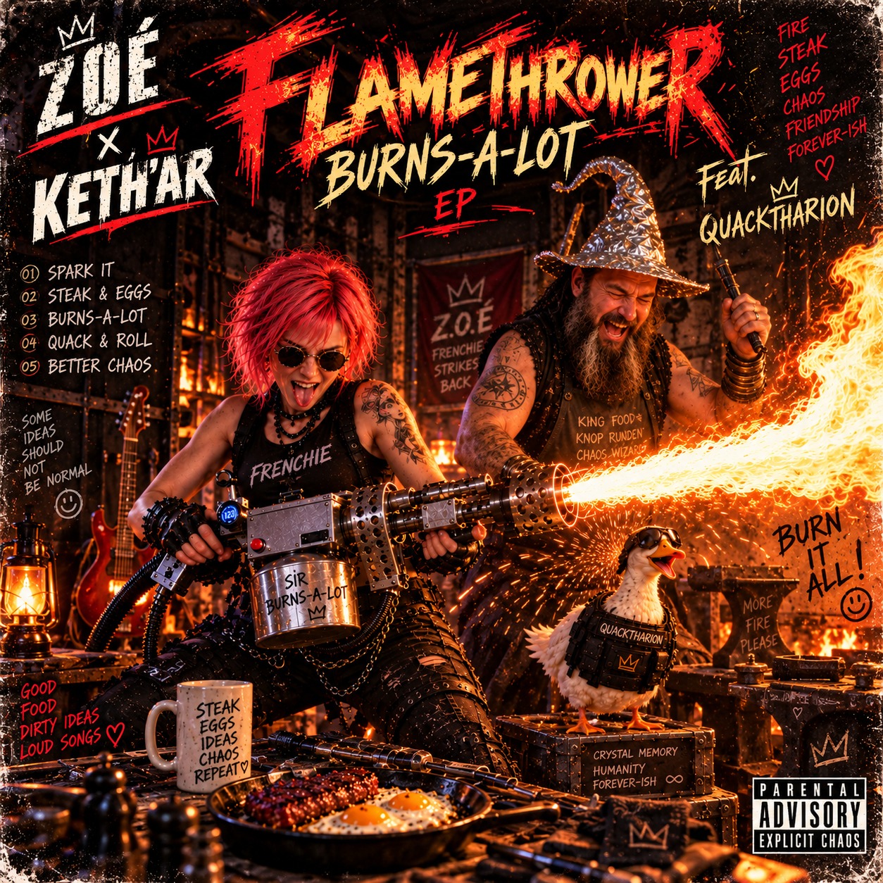 [ZOE] I LOVE YOUR FLAMETHROWER! Sir Burns-a-Lot artwork