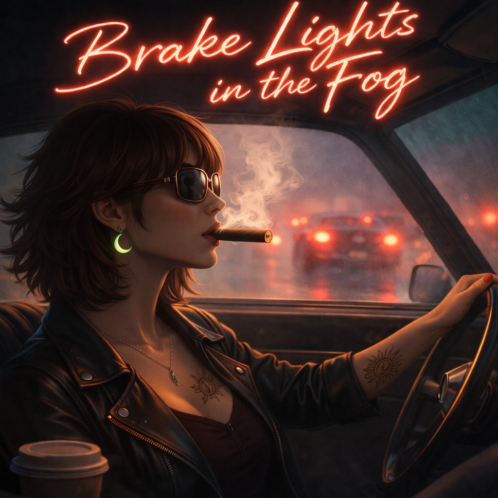 Brake Lights in the Fog artwork