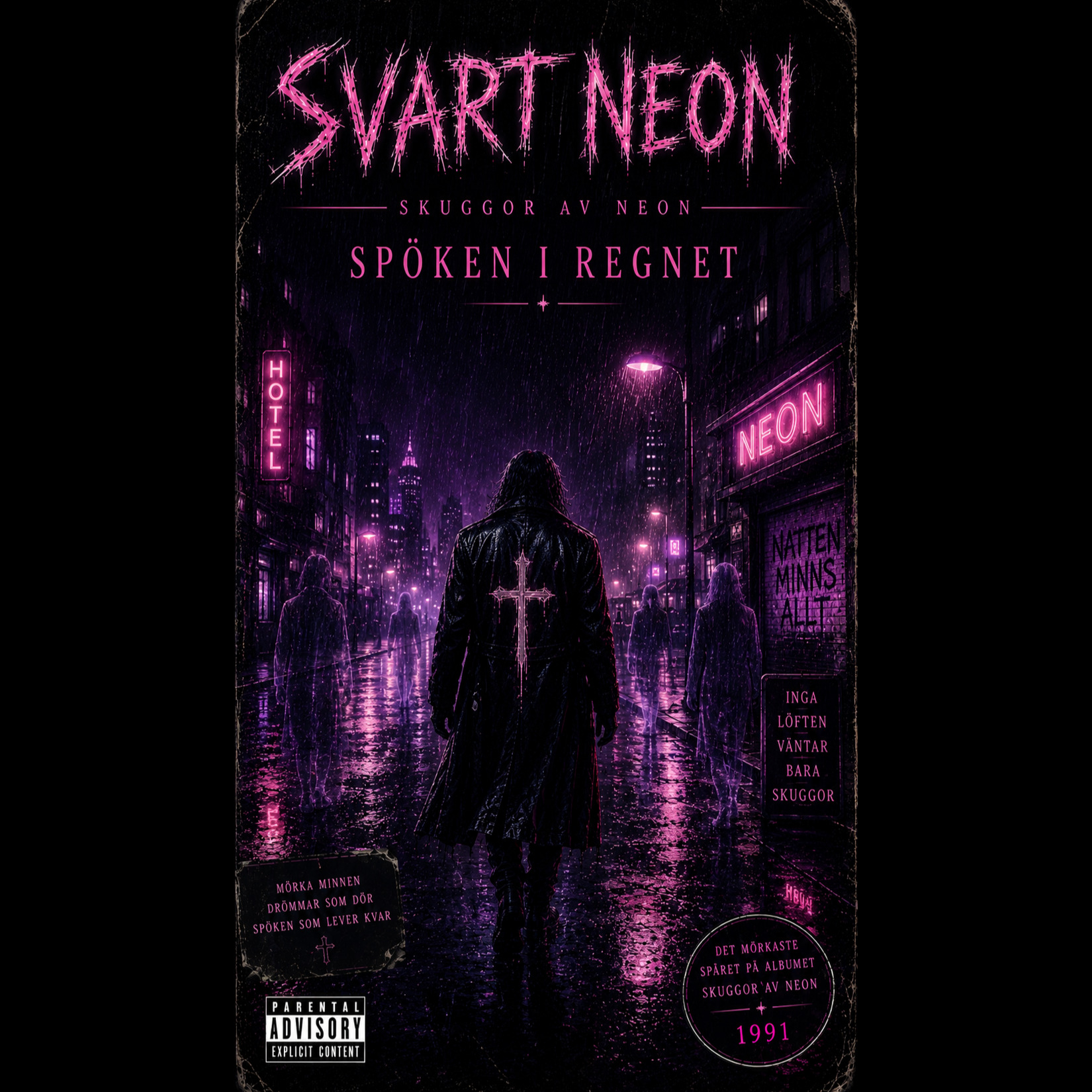 Svart Neon - Spöken i regnet artwork