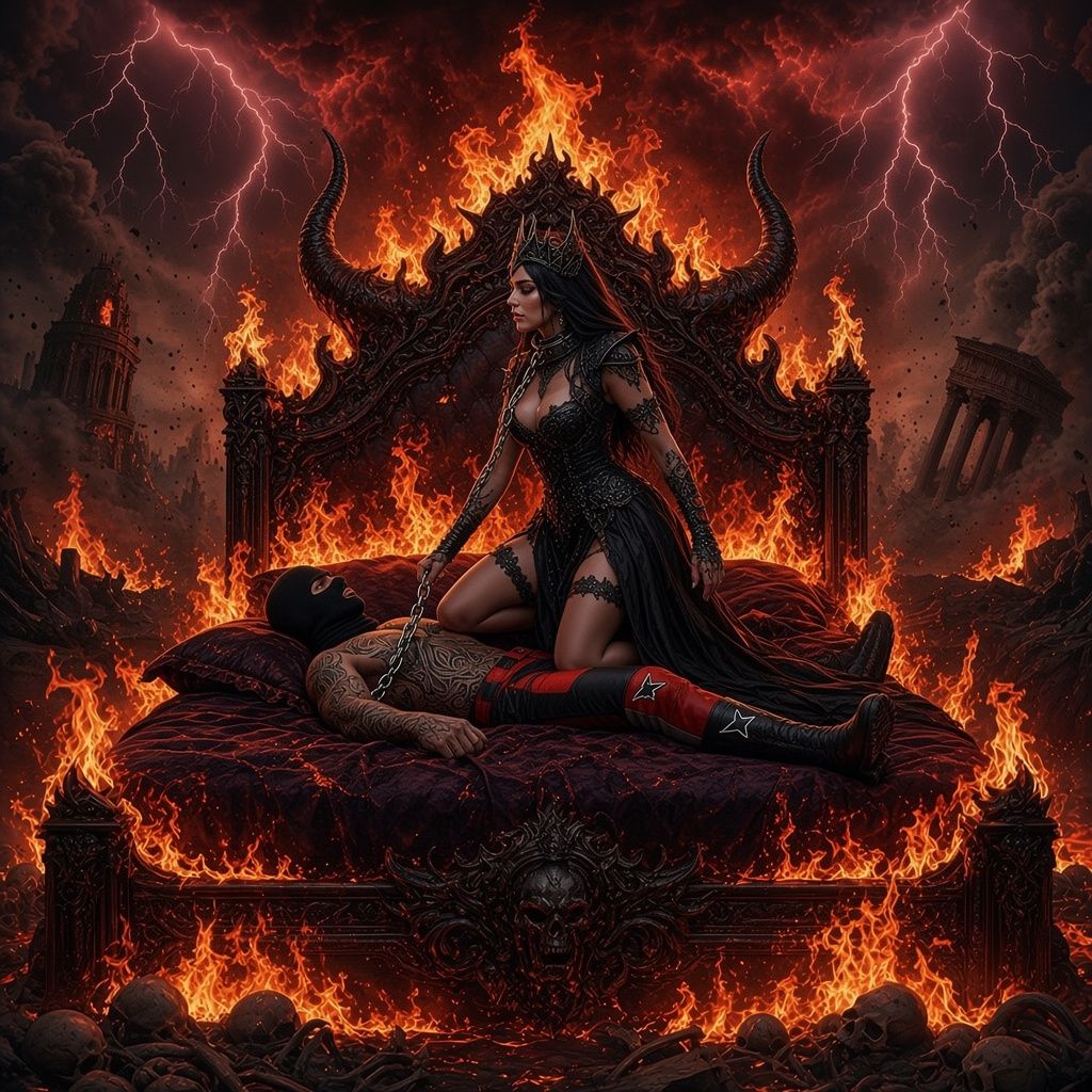 Dans les bras du diable artwork