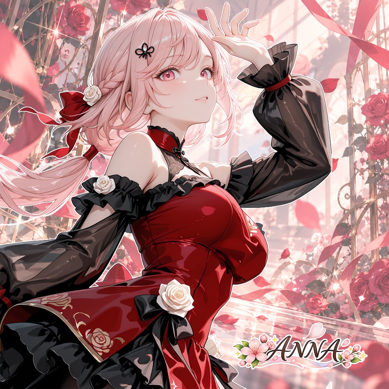 黒のあと、赤が咲く artwork