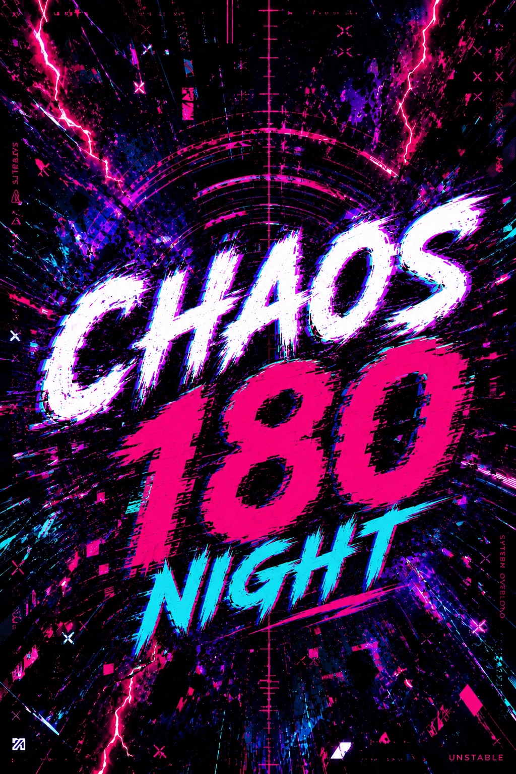 CHAOS 180 NIGHT artwork