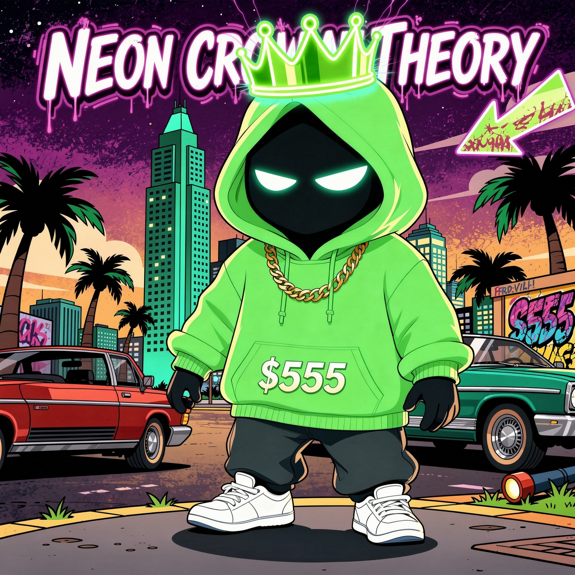 0ptimus ECHOES OF THE FIVE - TRACK 2 — “NEON CROWN THEORY” by 0PTIMUS ONE | Suno