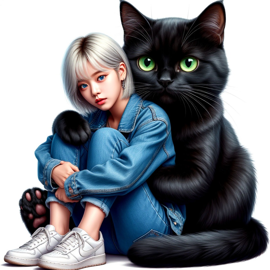 Чёрные кошки artwork