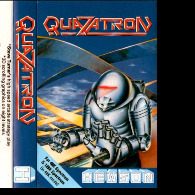 Quazatron (ZX Spectrum game music cover) artwork