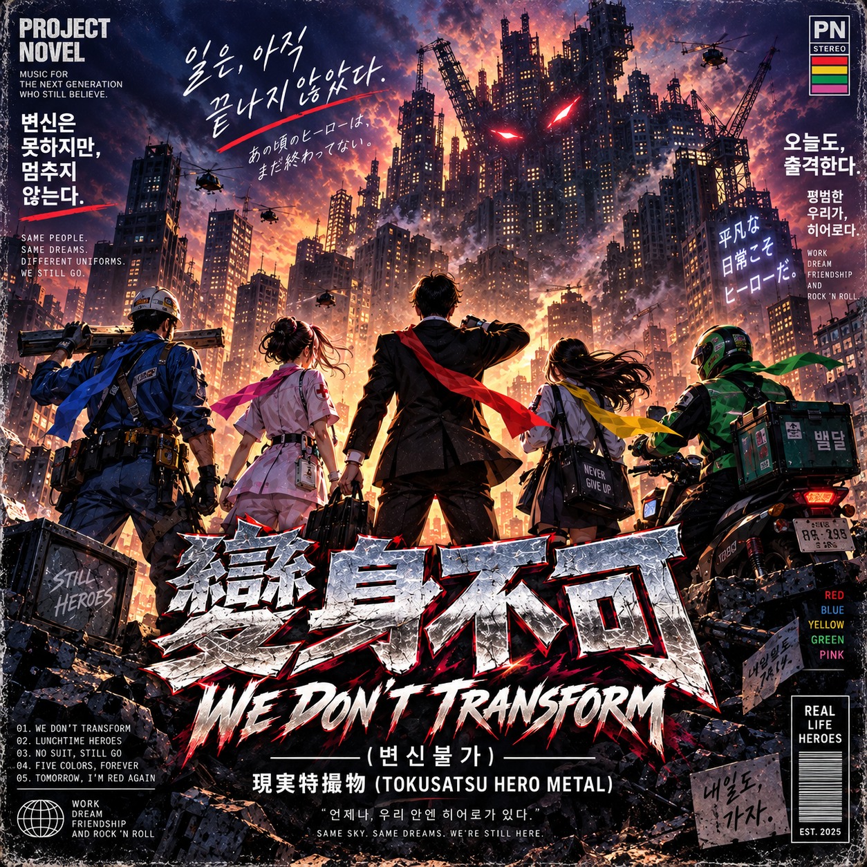 WE DON'T TRANSFORM (변신불가,變身不可) artwork