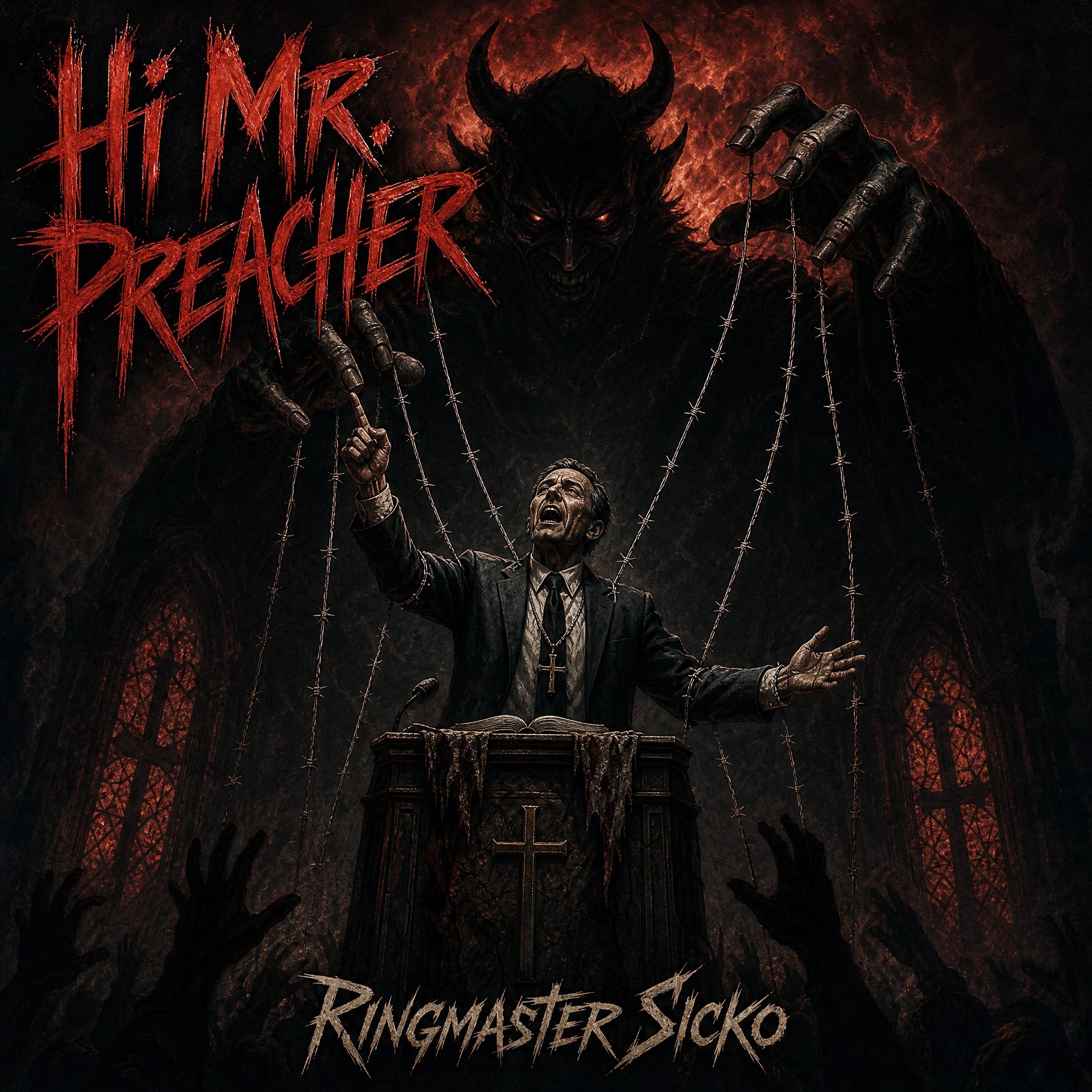 Hi Mr. Preacher artwork