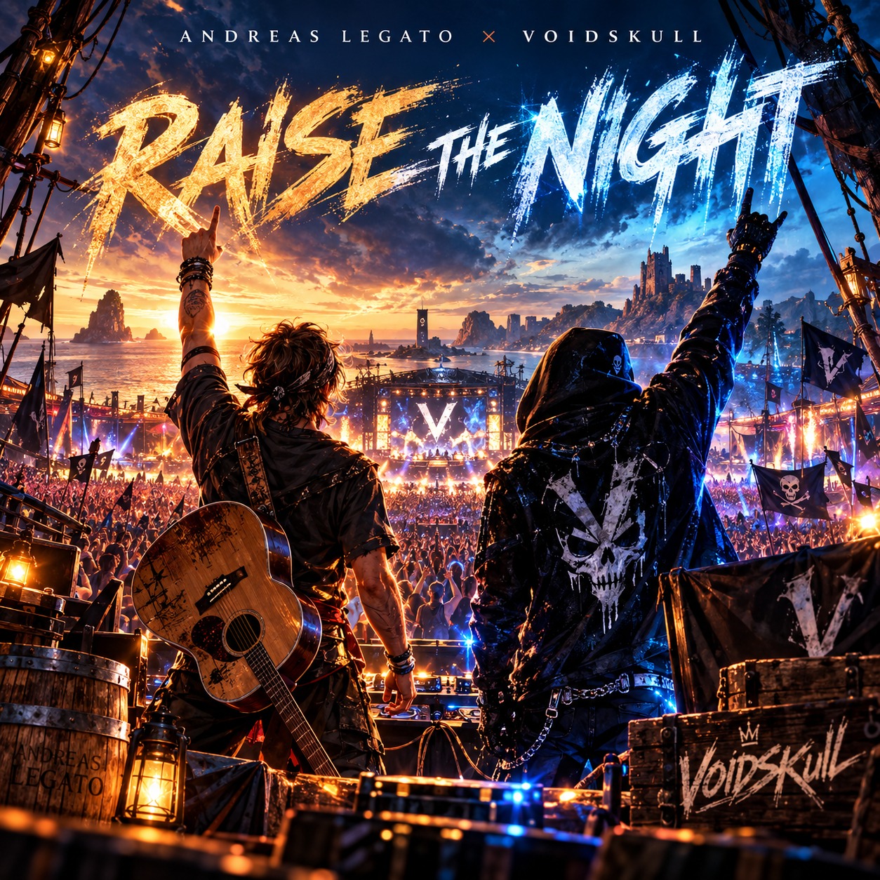 RAISE THE NIGHT // Andreas Legato × VoidSkull artwork