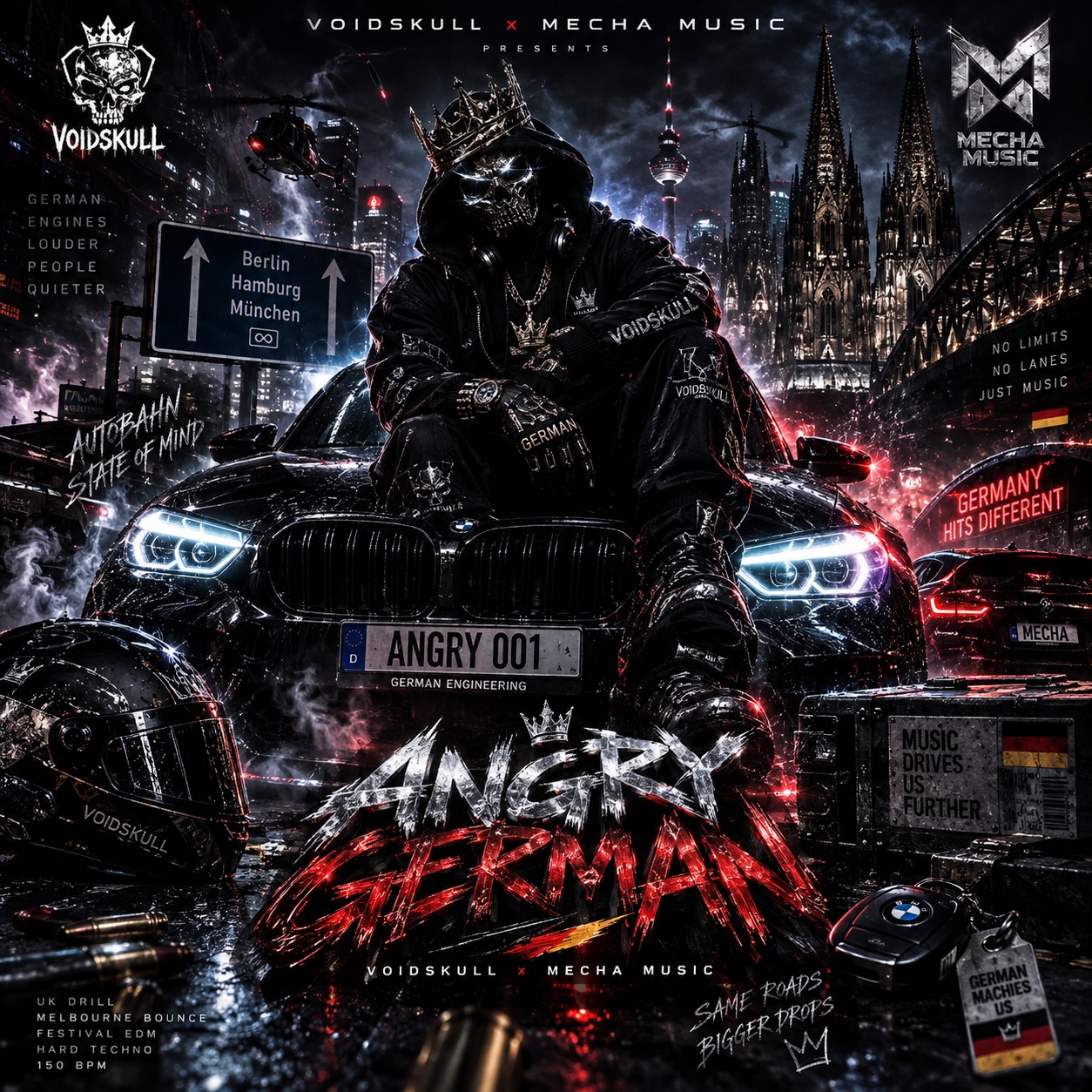 ANGRY GERMAN // VoidSkull x Mecha Music artwork