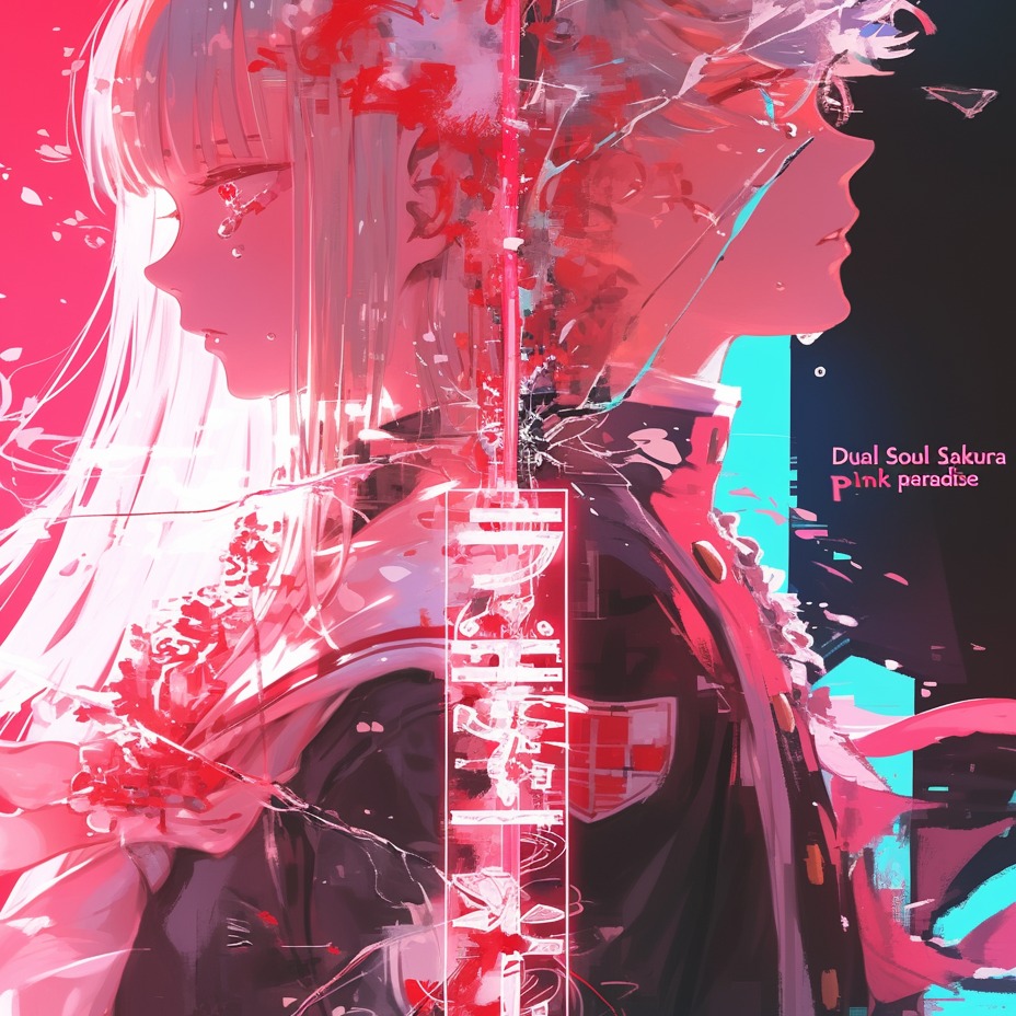 🌸『デュアルソウルさくら』 架空アニメ 「デュアルソウルさくら」 OP主題歌 🎙白雪さくら artwork