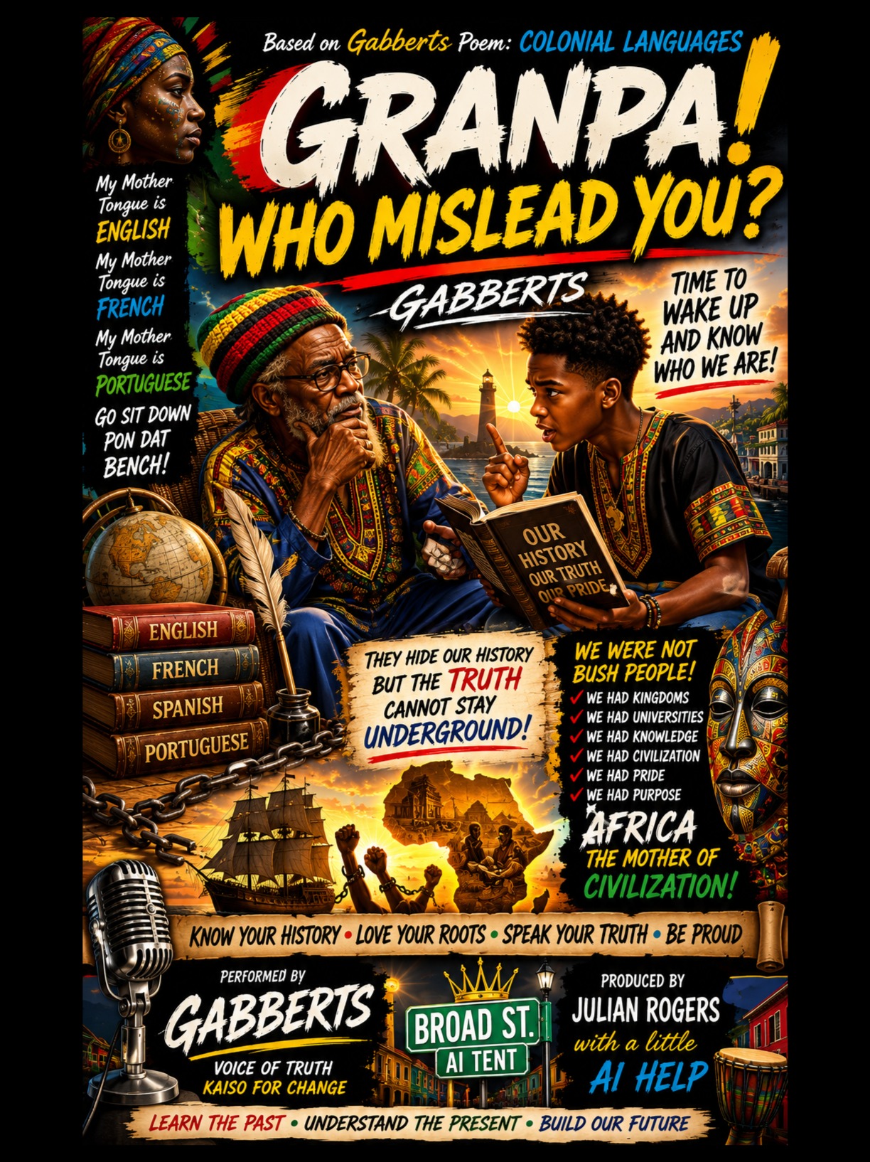 GRANPA! WHO MISLEAD YOU? - GABBERTS artwork