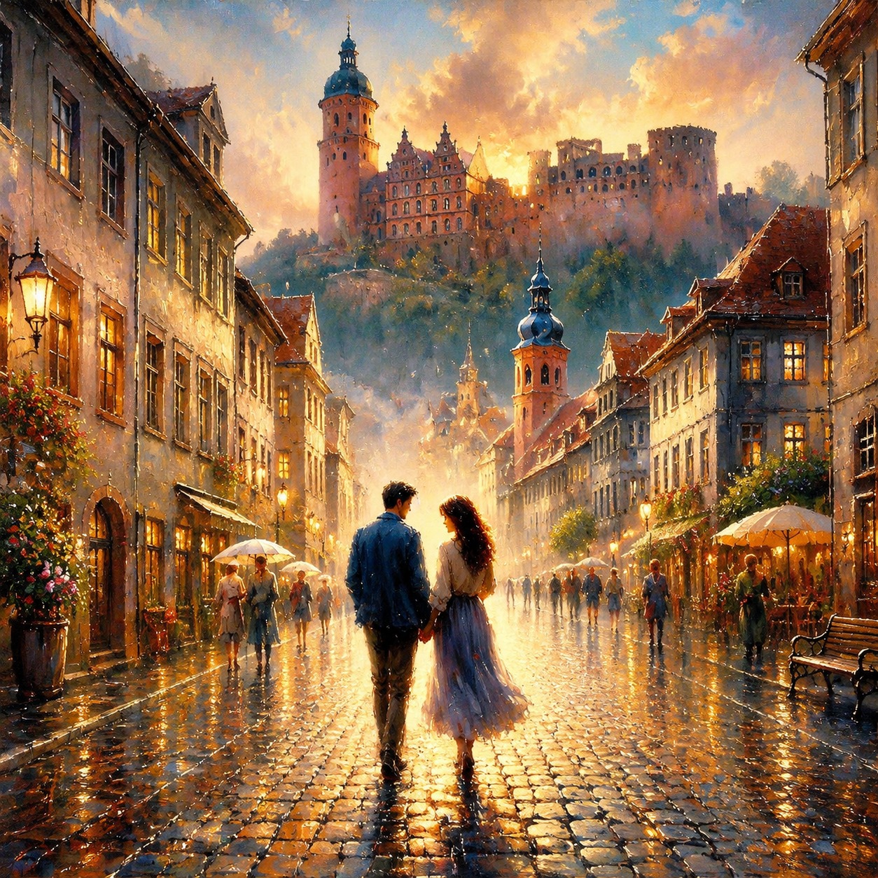 ❤️Summer Gentle Rain🌦️夏日柔雨❤️夏のやさしい雨🌦️Тихий летний дождь❤️ artwork