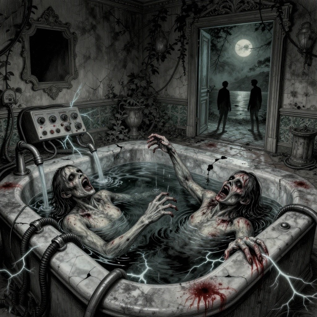 Jacuzzi of death artwork