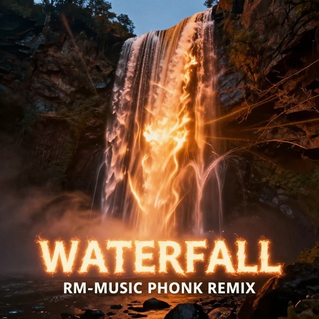 WATERFALL (RM-MUSIC HARDSTYLE PHONK REMIX) artwork