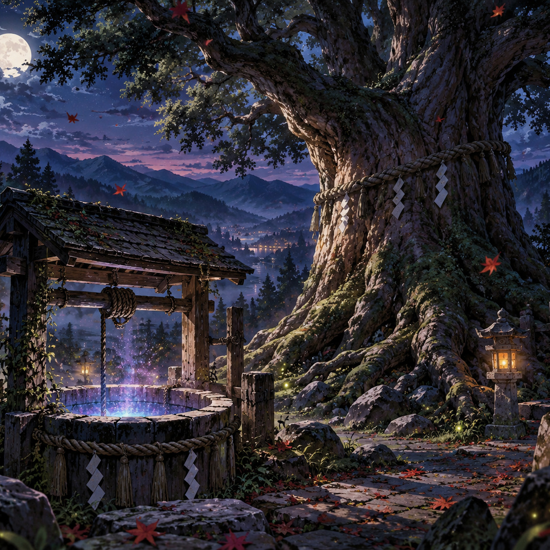 Through the Well — Three Eras artwork
