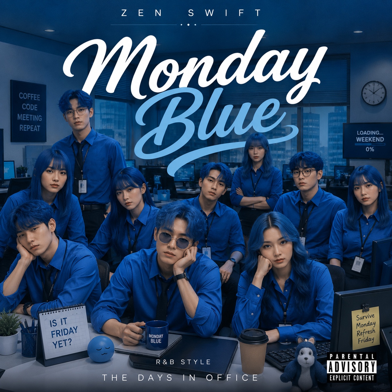 Monday Blue artwork