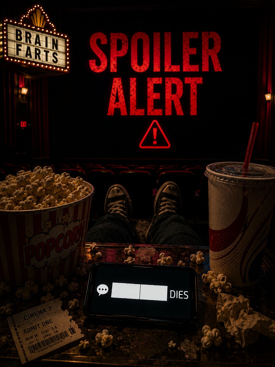 Spoiler alert artwork