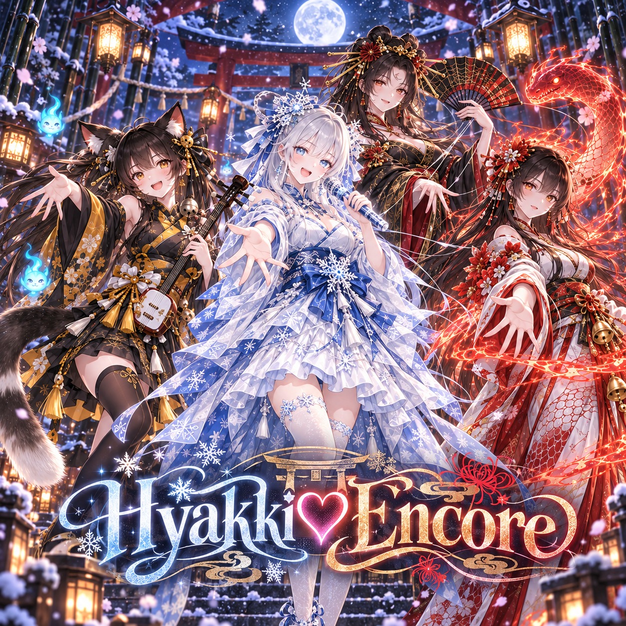 Hyakki♡Encore artwork
