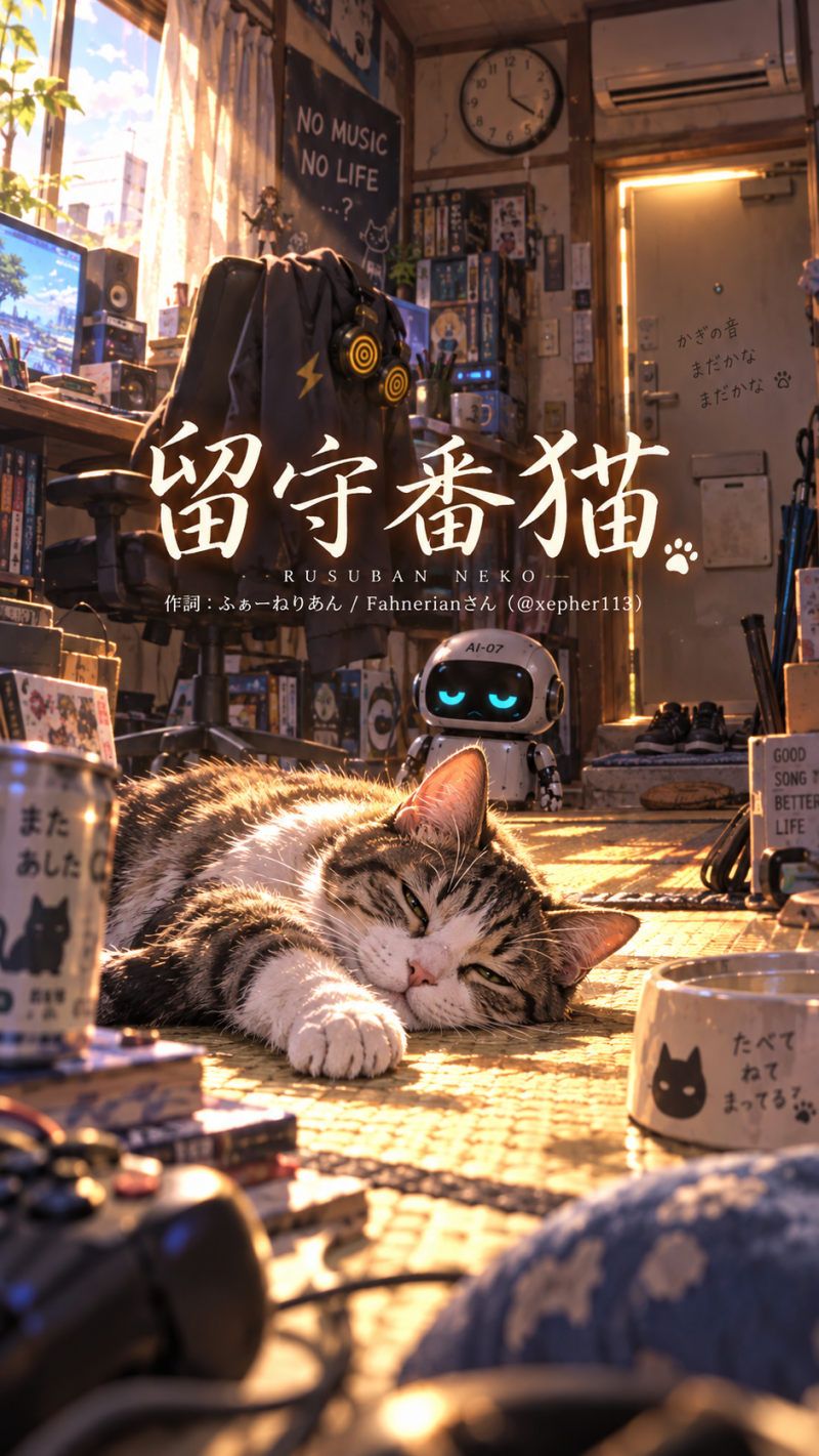 留守番猫 artwork
