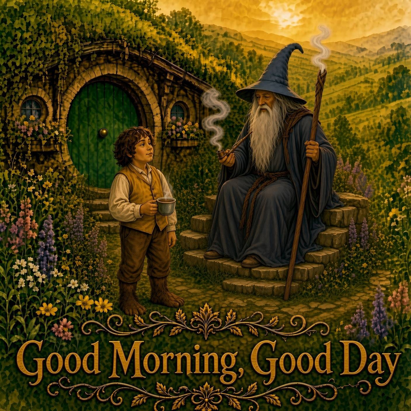 Good Morning, Good Day! artwork
