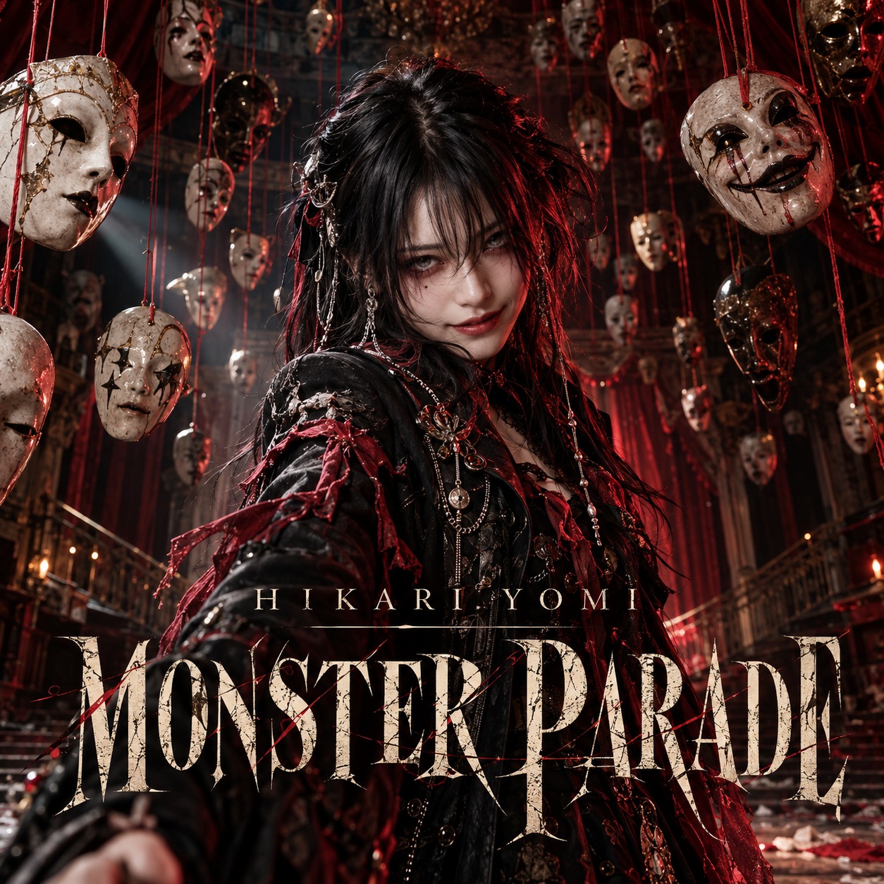 HIKARI YOMI - 01. 怪物行進 (MONSTER PARADE) | 美しい怪物 (BEAUTIFUL MONSTER) artwork