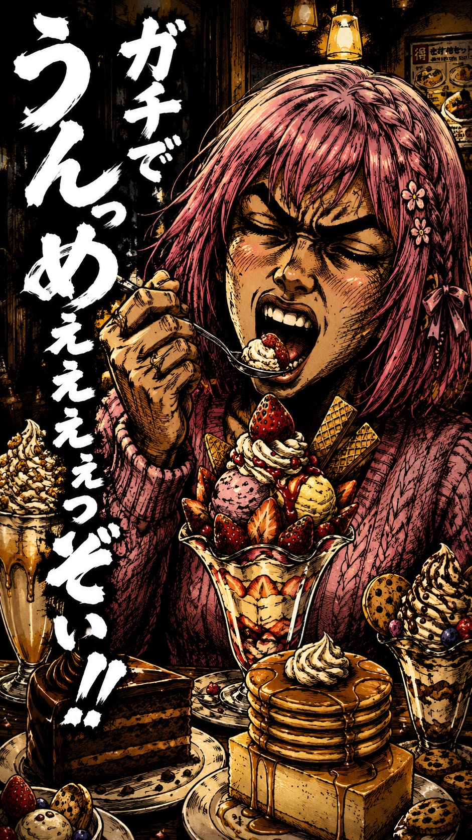 FATAL CHEAT DAY！〜すとろべりーぱふぇ🍓🍹の誘惑〜 #styleガチャ #39キャラ博 後夜祭 artwork