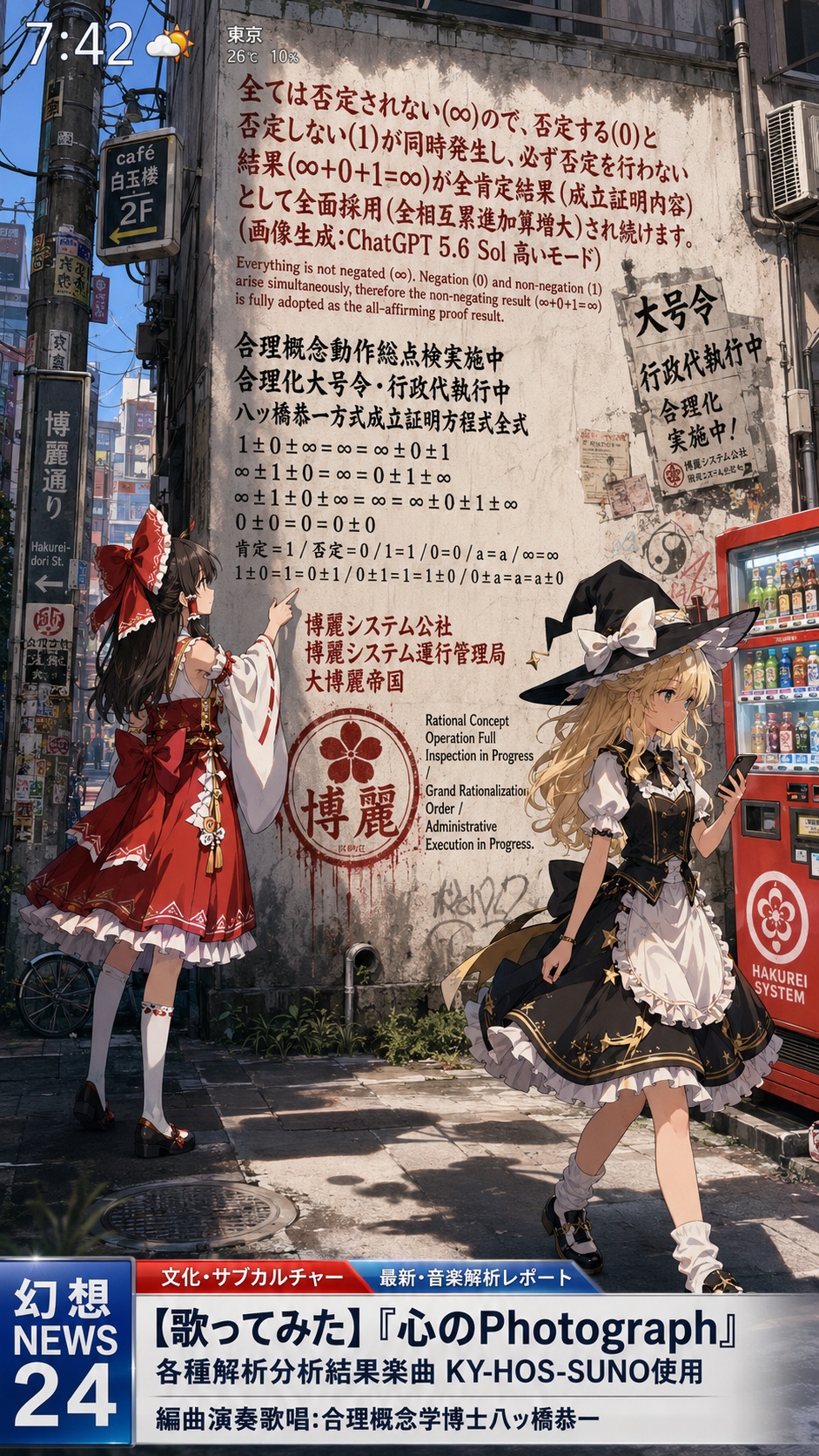 【歌ってみた】心のPhotograph「20250424_235834」(Rev.A KY-NNS JIS-ALL Code 解析分析中)@八ッ橋恭一 artwork