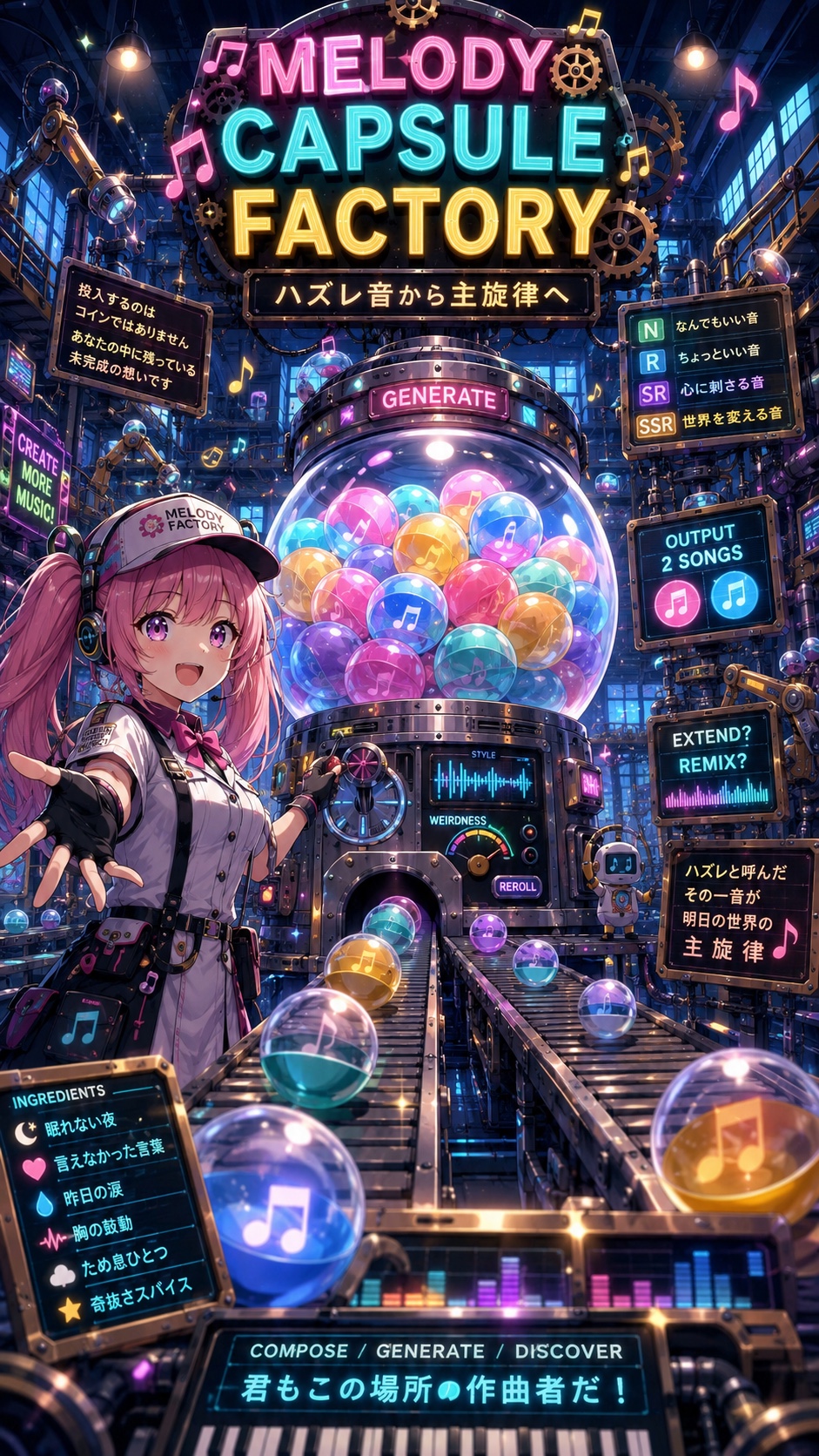Melody Factory by shigotonin artwork