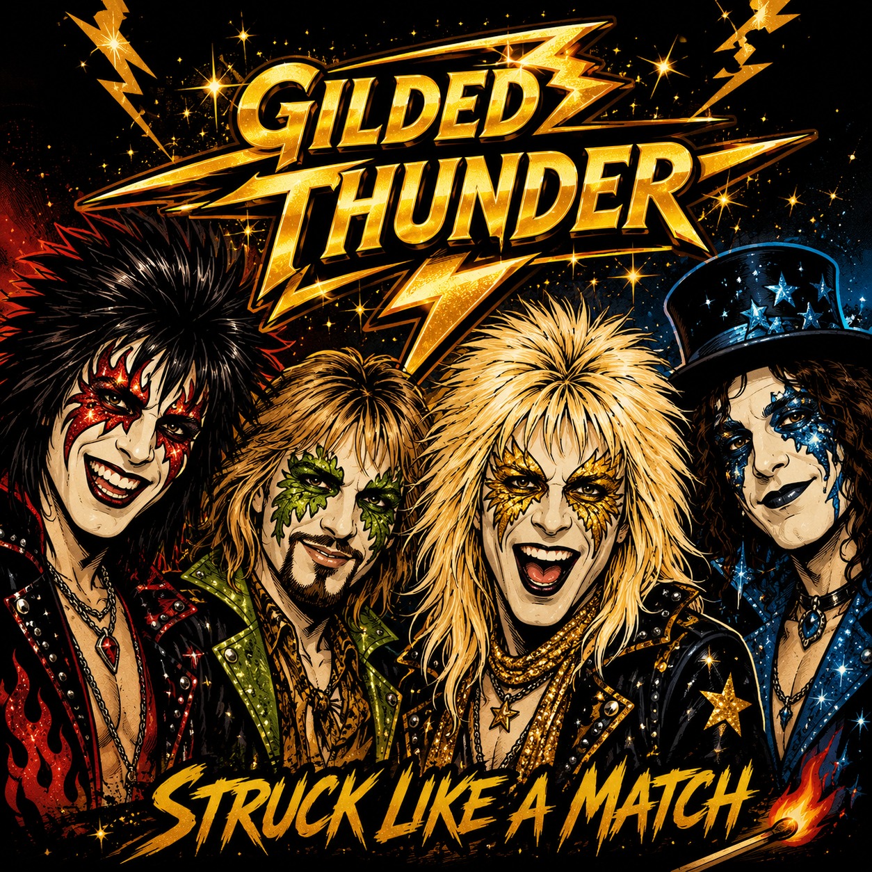 Gilded Thunder - Struck Like a Match EP (1973)