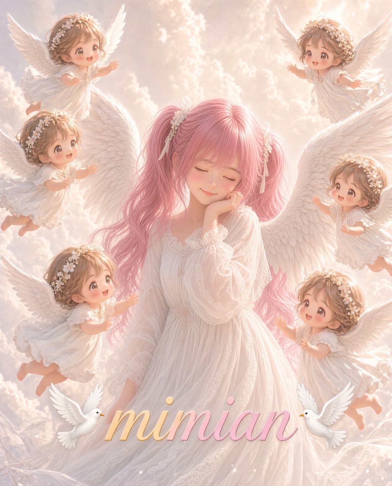 Heaven's Small Wish…🕊𓂃𓈒𓏸︎︎︎︎︎🤍︎ artwork