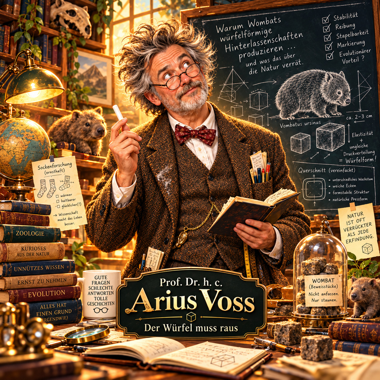 Prof. Dr. h. c. Arius Voss - Der Würfel muss raus artwork