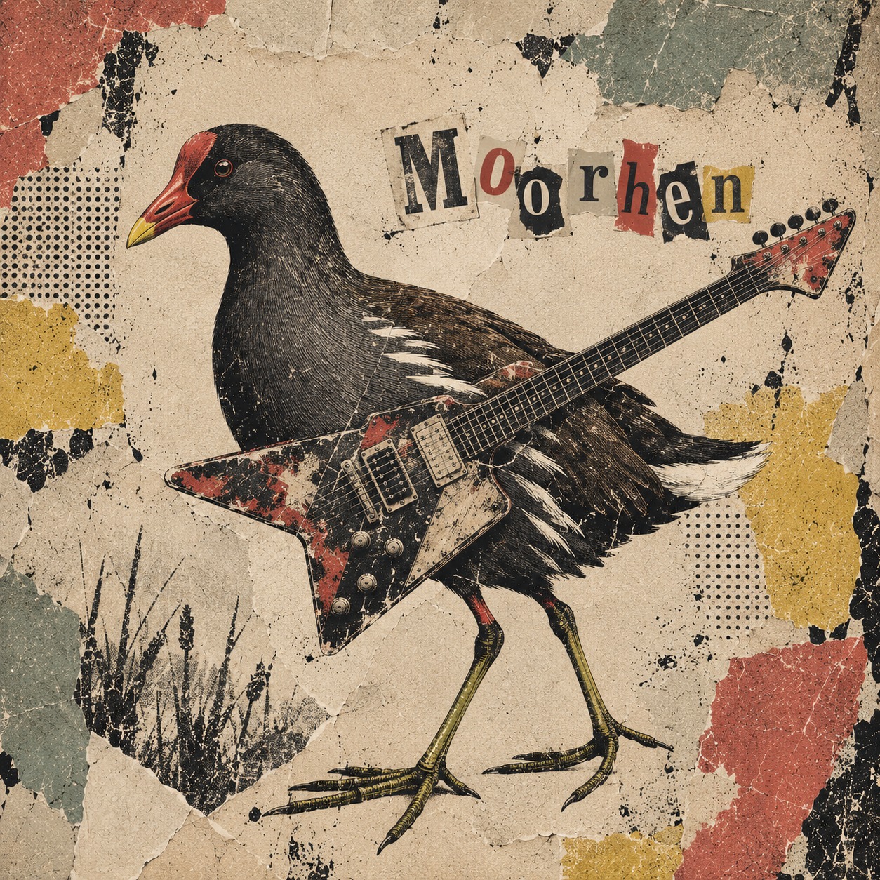 Moorhen artwork
