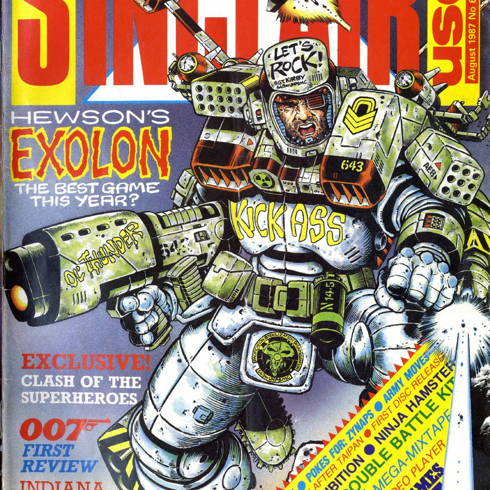 EXOLON (ZX Spectrum game cover) artwork