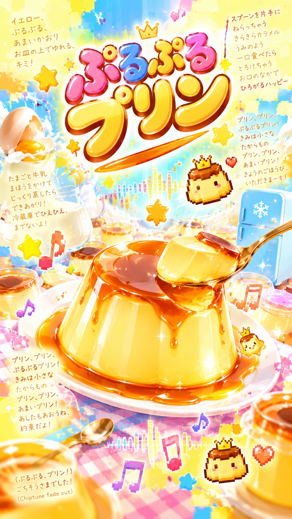 ぷるぷるプリン　#遊び心開放祭 artwork