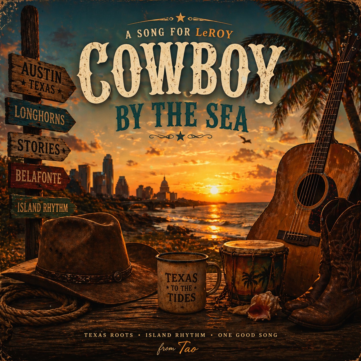 Cowboy By The Sea (For Leroy, https://suno.com/@leroynienow) artwork