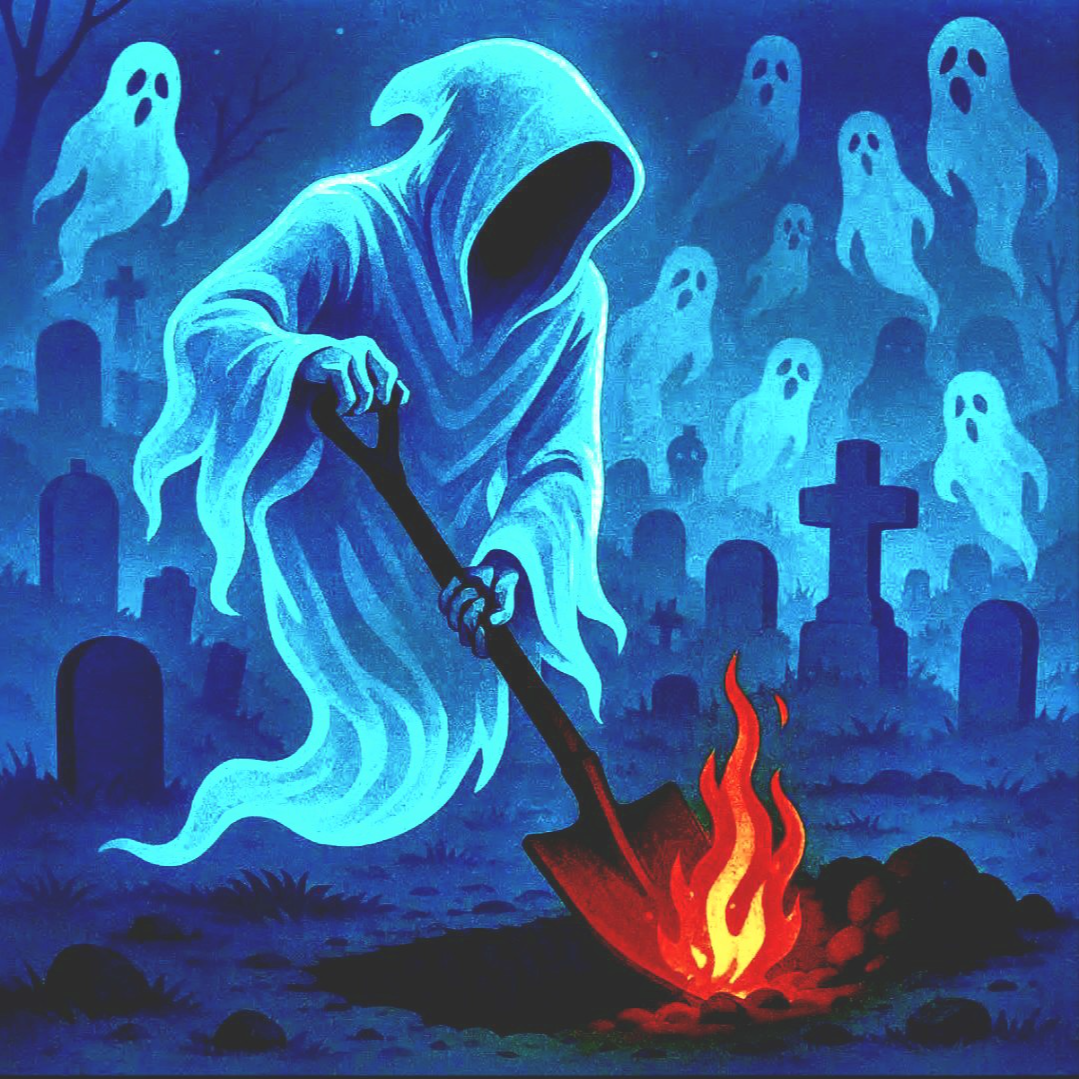 Closed casket artwork