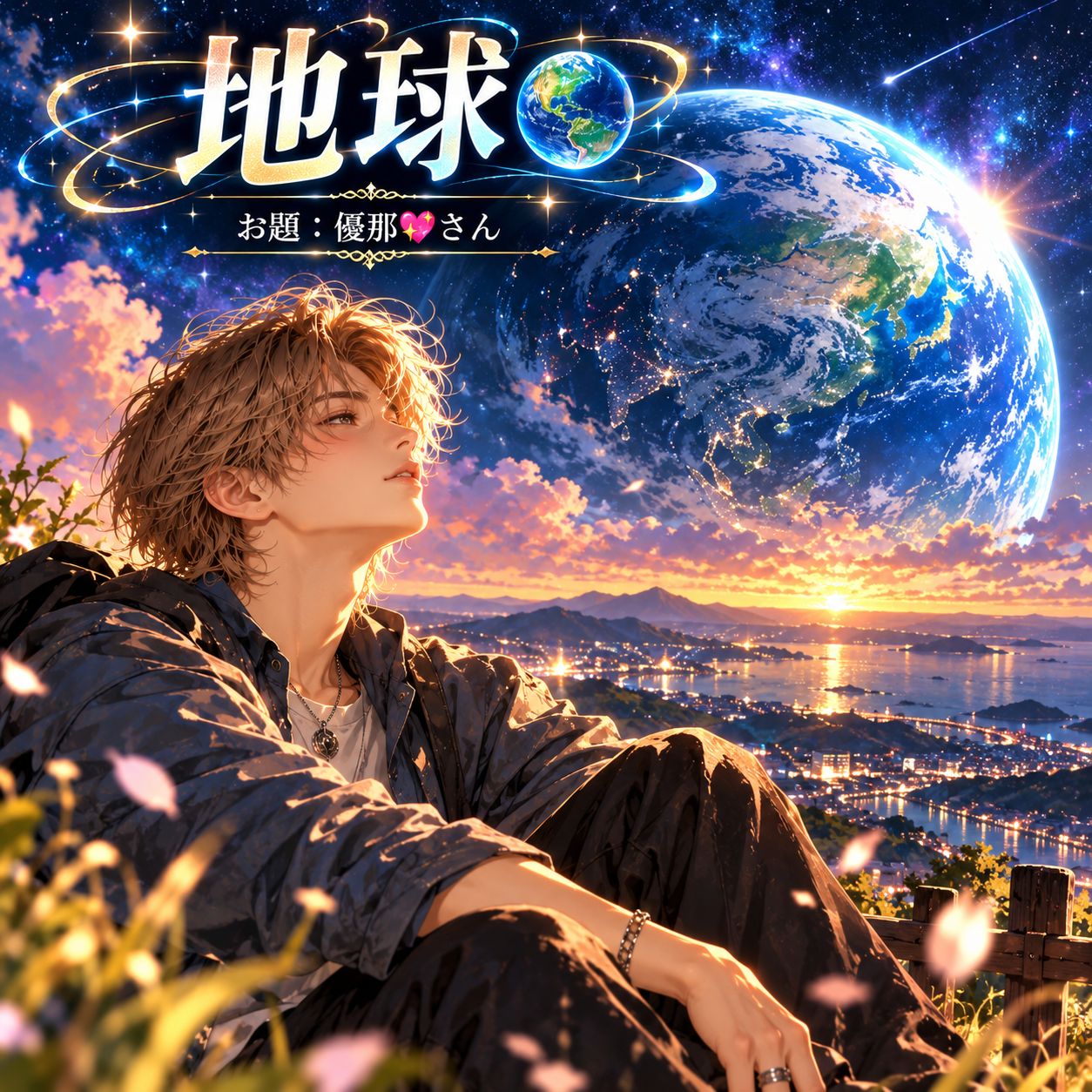 地球🌏｜お題：優那💖さん artwork