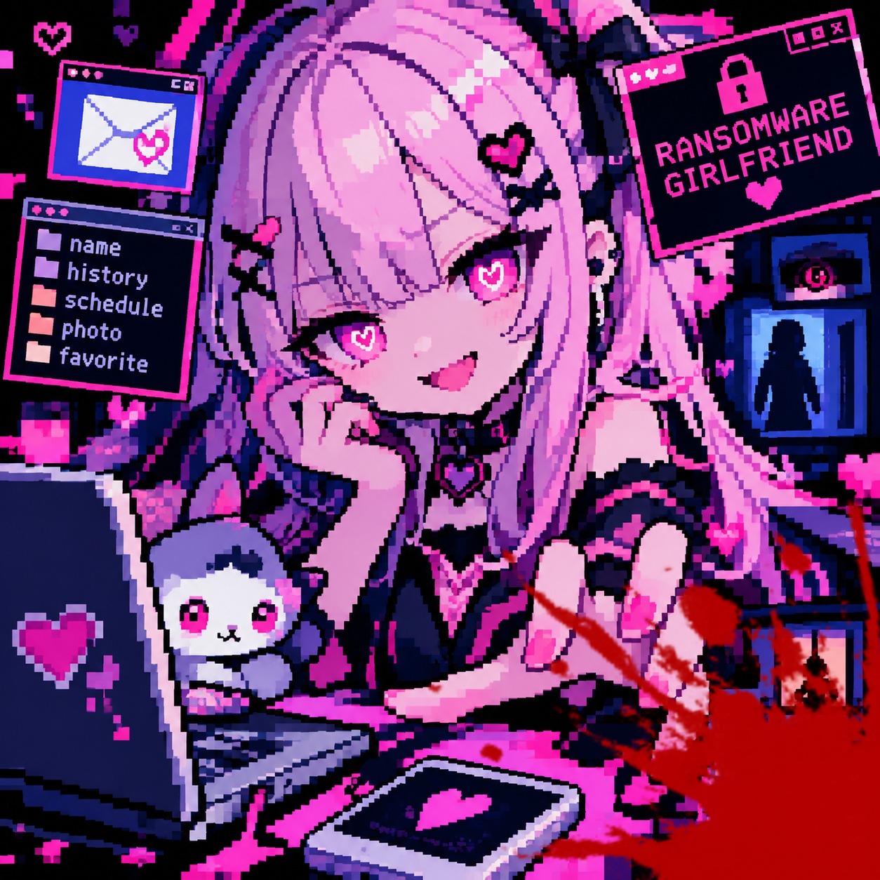 ランサムウェア [ ! ] ガールフレンド artwork