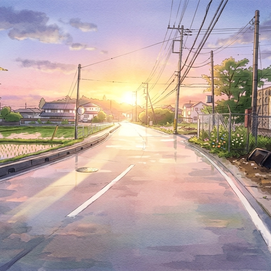 雨上がりの朝へ artwork