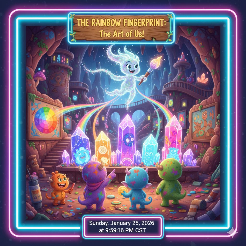 The Rainbow Fingerprint (The Art of Us) artwork
