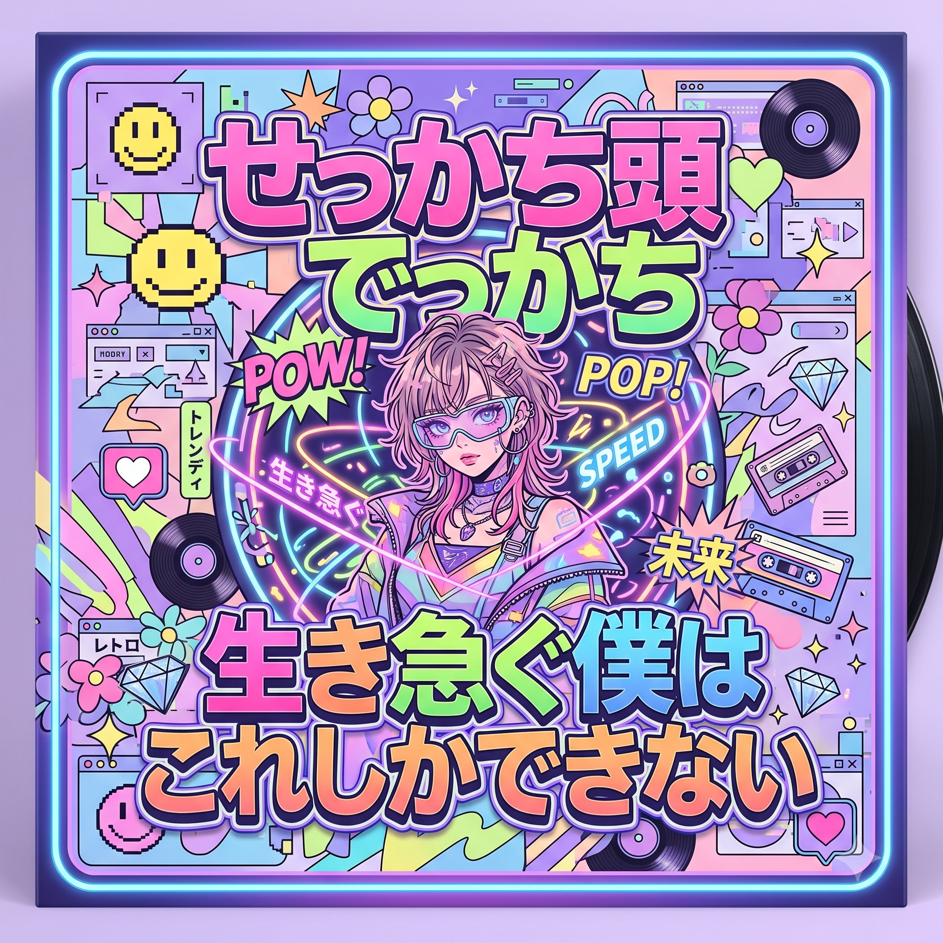 せっかち頭でっかち 生き急ぐ僕はこれしかできない artwork