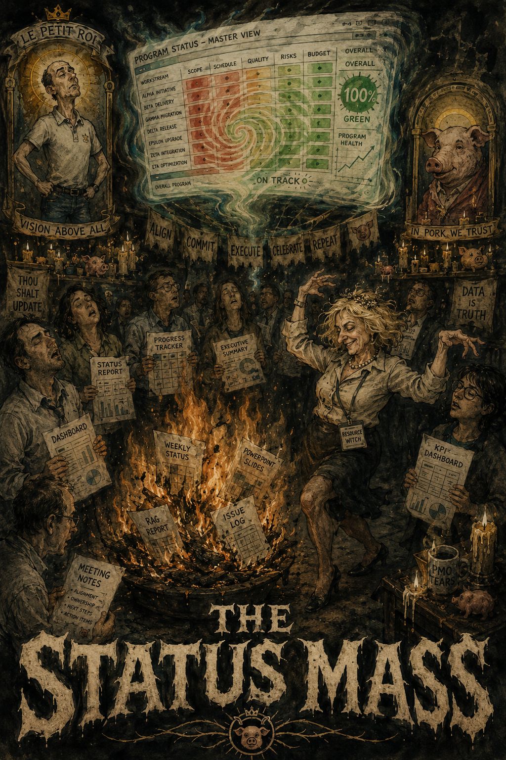 The Status Mass artwork