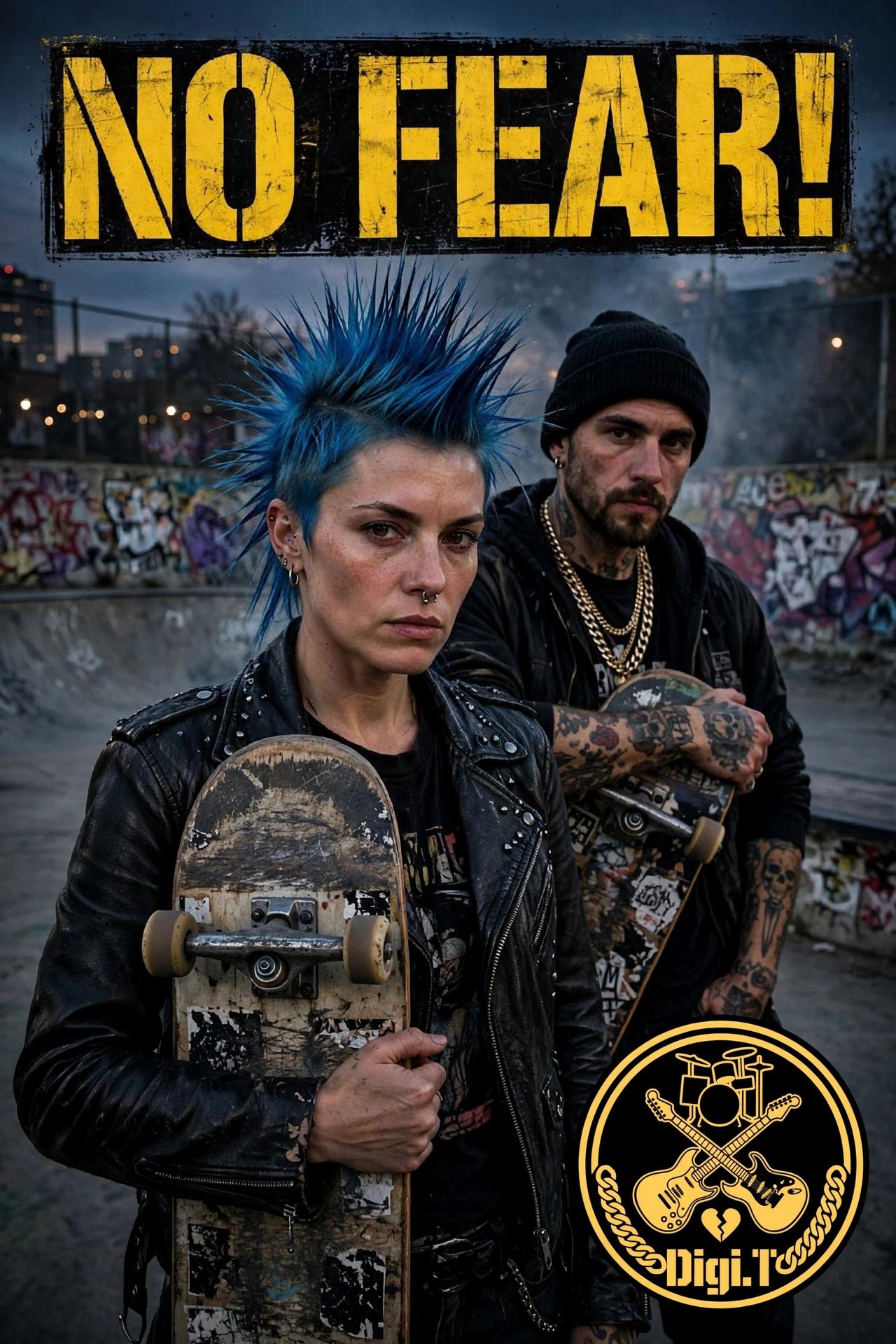 🔥 NO FEAR! 🛹 artwork