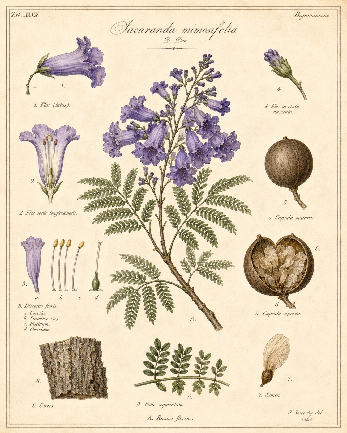 A Gata Vadia e o Jacarandá artwork