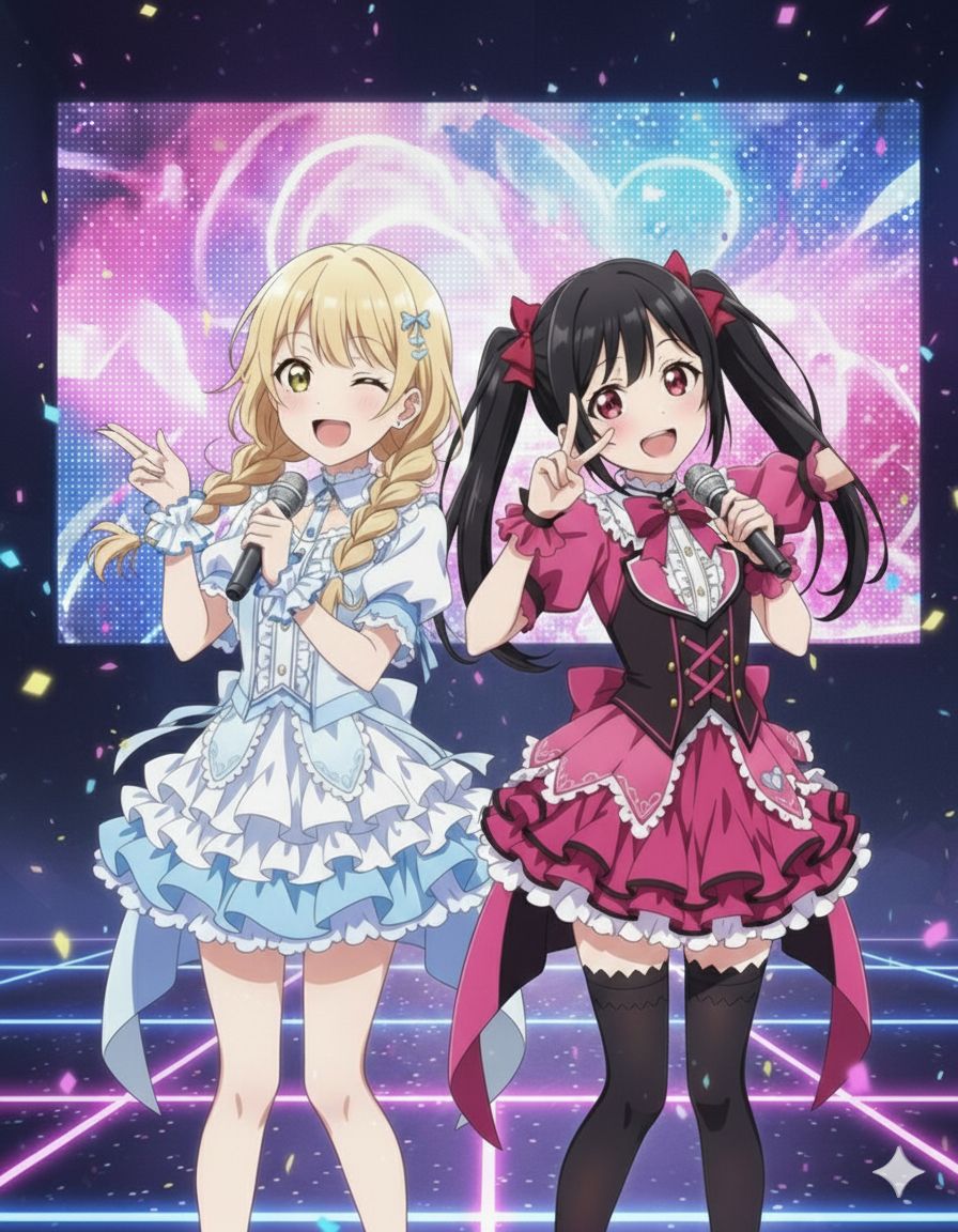 学園アイドルマスターイメージ】START:DASH!! 藤田ことね 矢澤にこ by