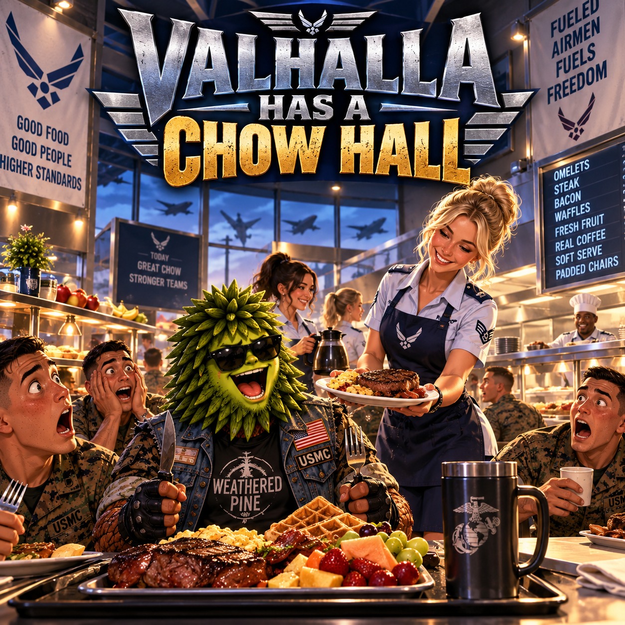 VALHALLA HAS A CHOW HALL artwork