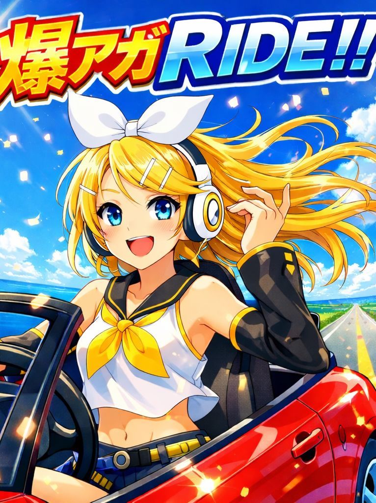爆アガRIDE!!/Feat.鏡音リン artwork