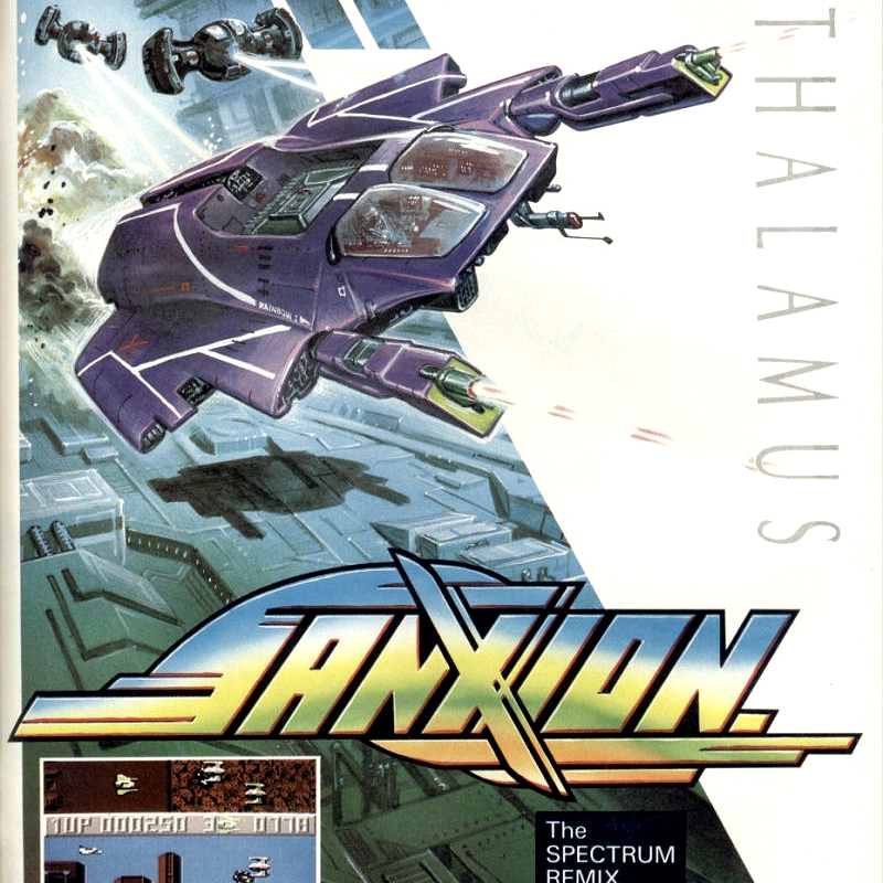 Sanxion (ZX Spectrum game cover 2) artwork